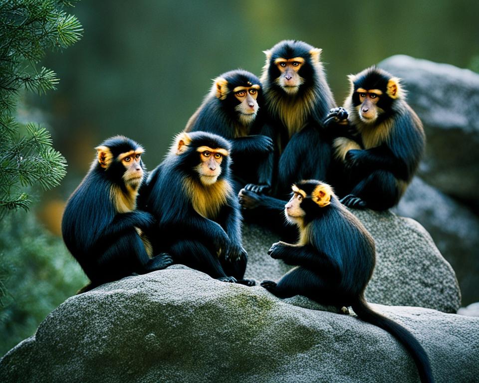 chinese mountain monkey group dynamics
