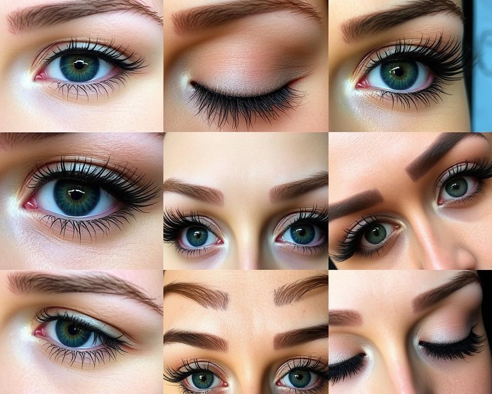 different looks for eyelash extensions